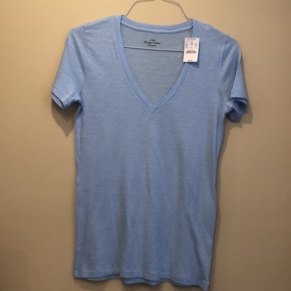 NWT Blue J. Crew Vintage Cotton Shirt